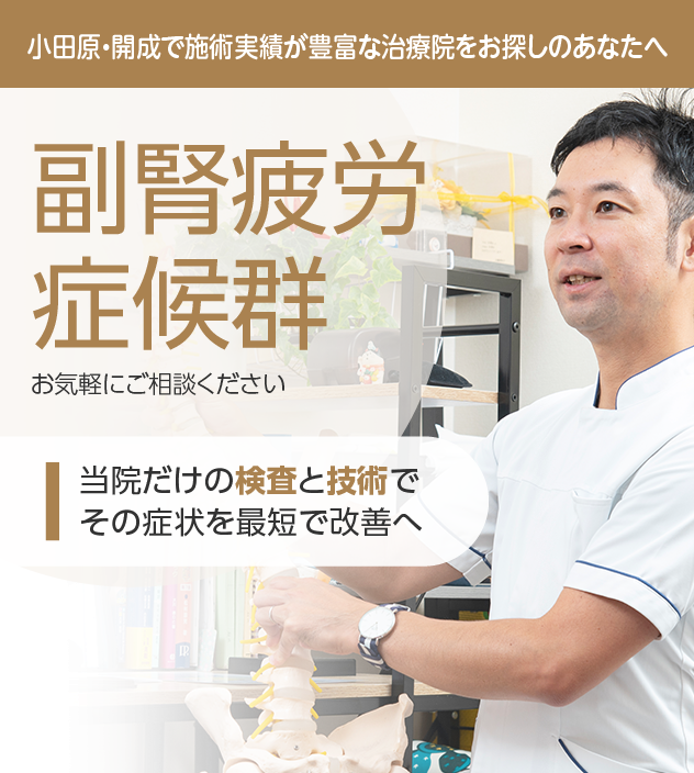 副腎疲労症候群もご相談ください